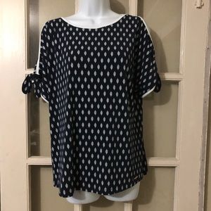 Ivanka Trump Cold Shoulder Top